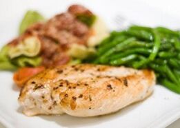 Küpsetatud kanarind menüüs neile, kes soovivad alandada kolesterooli ja kaalust alla võtta