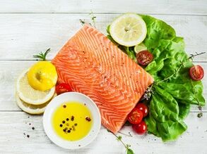 Valgu dieedi menüü sisaldab kala